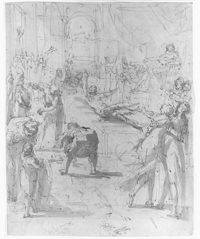 Martyrdom of St Lawrence by Giulio Benso