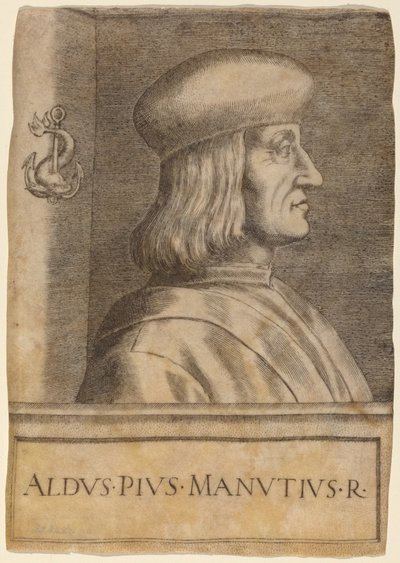 Aldus Pius Manutius by Giulio Campagnola