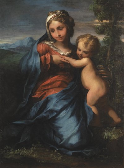 Virgin and Child by Giulio Cesare Amidano