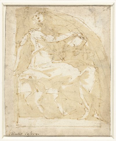Angel with a Book by Giulio Cesare Procaccini