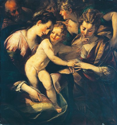 Mystic marriage of St Catherine by Giulio Cesare Procaccini