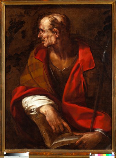 Representation of the Apostle Saint Thomas by Giulio Cesare Procaccini
