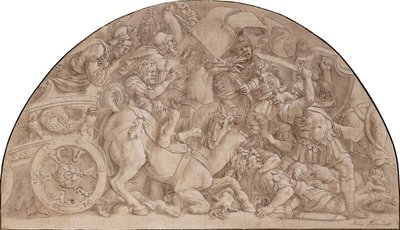 The Battle of the Horatii by Giulio Romano