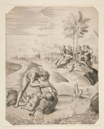 Flaying of Marsyas by Giulio Sanuto