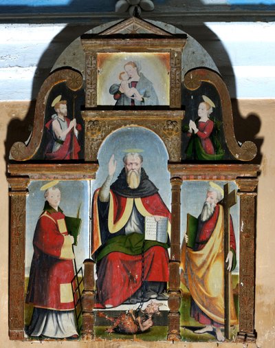 Triptych of Saint Bernard by Giulio de Rossi