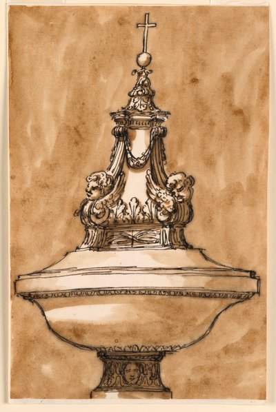 Baptismal Font by Giuseppe Barberi