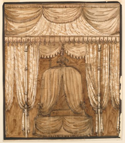 Elevation of a Bed Alcove by Giuseppe Barberi