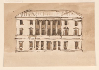 Elevation of a Town Mansion by Giuseppe Barberi