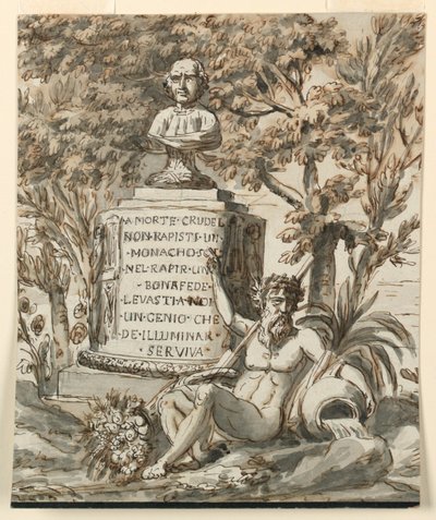 Sepulchral Monument for the Monk Bonafede by Giuseppe Barberi