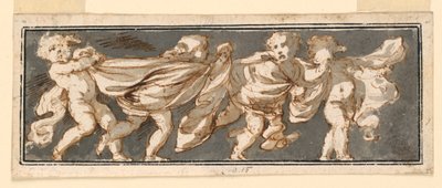 Frieze with Children by Giuseppe Bernardino Bison