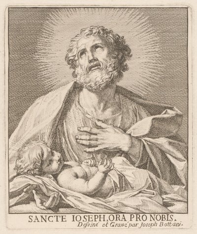 Saint Joseph and the Infant Jesus by Giuseppe Bottani