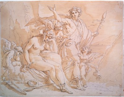 Bacchus and Ariadne, 1780s by Giuseppe Cades