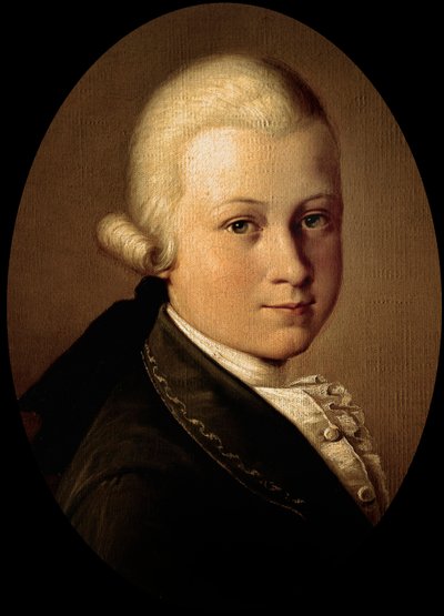 Wolfgang Amadeus Mozart by Giuseppe Cignaroli