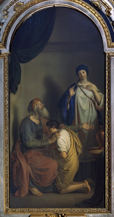 Isaac Blessing Jacob, by Giuseppe Diotti by Giuseppe Diotti