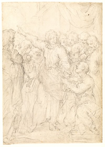 Traditio Clavis by Giuseppe Ghezzi