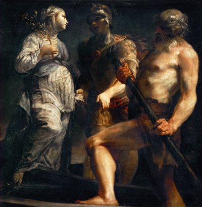 Aeneas, Sibyl and Charon, ca. 1695 by Giuseppe Maria Crespi