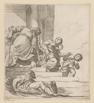 Queen Vashti is Banished by Giuseppe Maria Mitelli