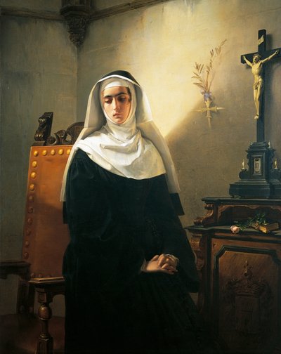 Nun of Monza by Giuseppe Molteni