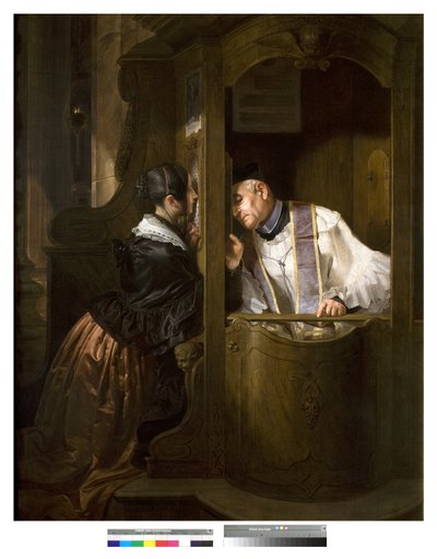 The Confession by Giuseppe Molteni