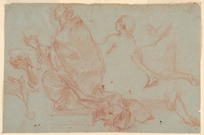 Kneeling Figures by Giuseppe Passeri