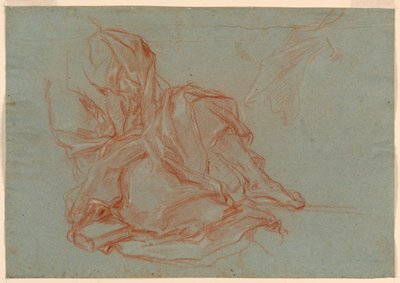 Studies for a Young Man, Drapery by Giuseppe Passeri