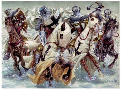 Battle of Lake Peipous by Giuseppe Rava