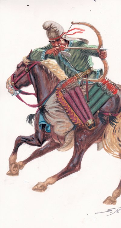 Partes Mounted archery by Giuseppe Rava