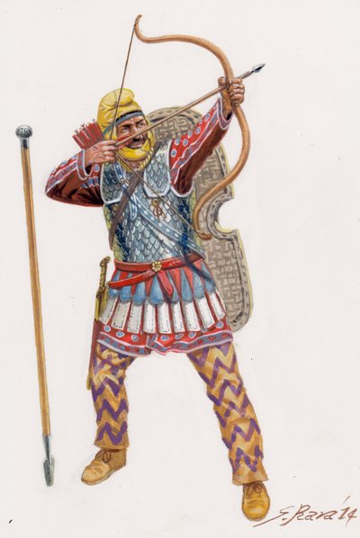 Persian Immortals by Giuseppe Rava