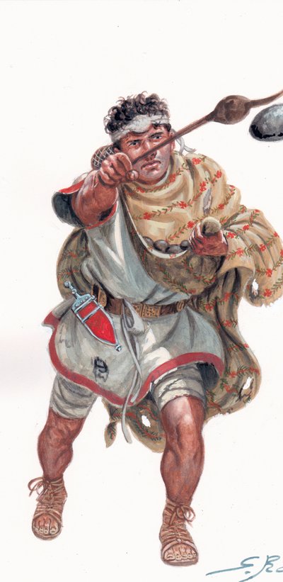 Slinger from Baleares by Giuseppe Rava