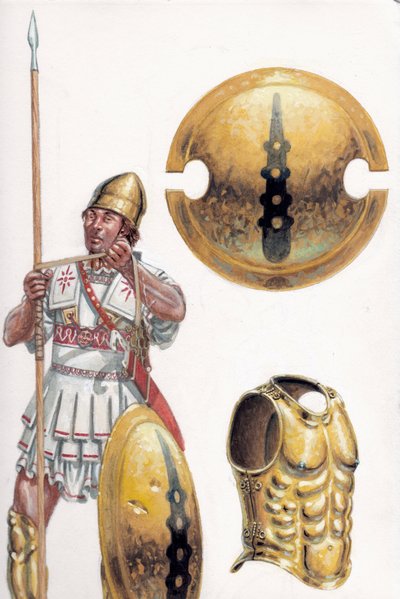 Theban army by Giuseppe Rava