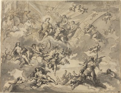 Apollo and the Muses by Giuseppe Valeriani