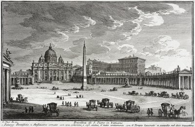 Basilica of Saint Peters, Vatican by Giuseppe Vasi