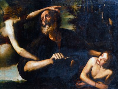 The Sacrifice of Isaac, Early 17th Century by Giuseppe Vermiglio