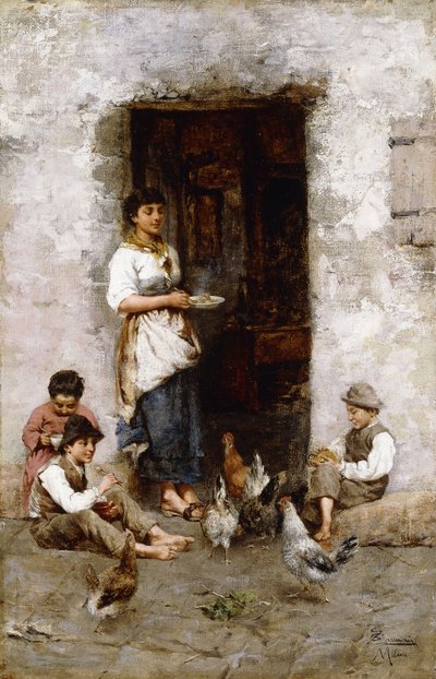 Mealtime by Giuseppe Zannoni