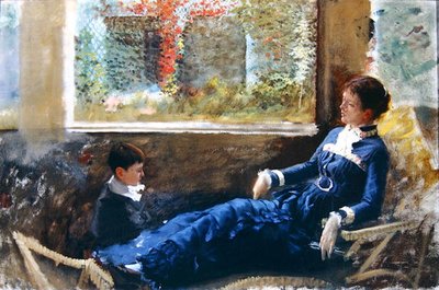 Resting, 1879 by Giuseppe de Nittis