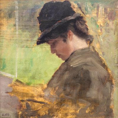 The English Girl by Giuseppe or Joseph de Nittis