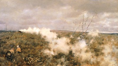 The Train Passes by Giuseppe or Joseph de Nittis