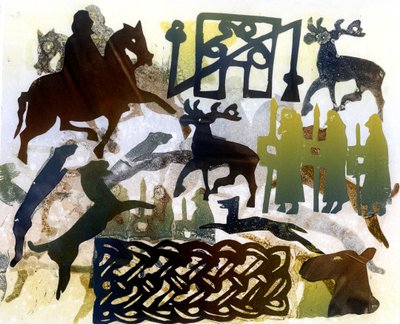 Pictish symbols and Lacing by Gloria Wallington