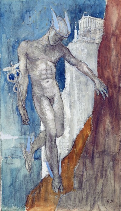 Hermes Descending by Glyn Warren Philpot