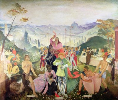 The Threefold Epiphany by Glyn Warren Philpot