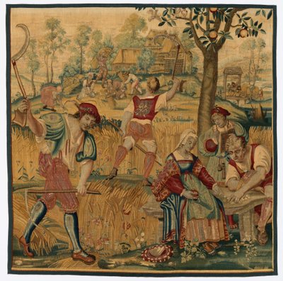 Summer: Harvest Scene by Gobelins