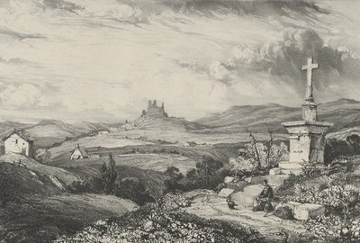 Château de Larderole, 1832 by Godefroy Engelmann