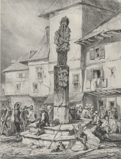 Croix de Chaudesaigues by Godefroy Engelmann