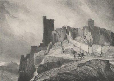 Donjon de Polignac, 1831 by Godefroy Engelmann
