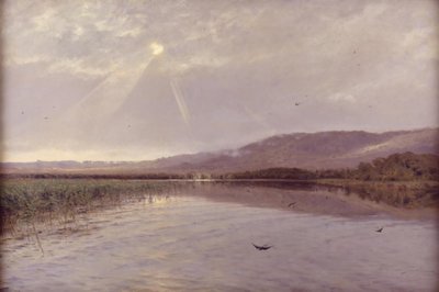 A Lake in the Himmelbjerg District, Jutland by Godfred Christensen
