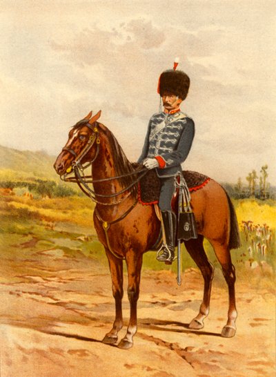 The Honourable Artillery Company Cavalry, 1890 by Godfrey Douglas Giles