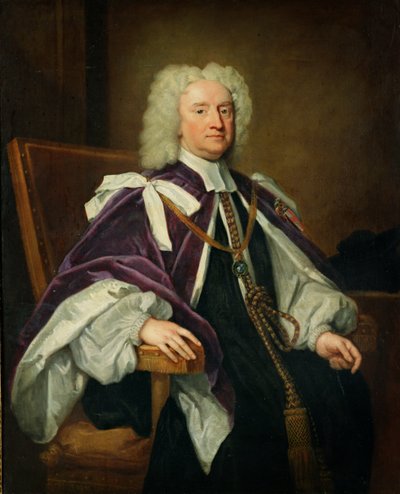 Portrait of Sir Jonathan Trelawny by Godfrey Kneller