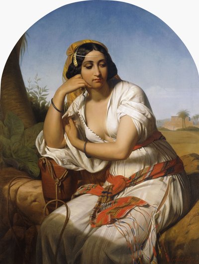 A Bedouin Woman by Godfried Guffens
