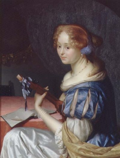 The Luteplayer by Godfried Schalcken