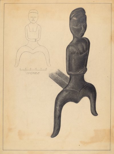 Andiron by Gordon Sanborn